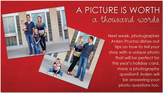 Arden {Polka Dot Pointers} How to Take Your Christmas Card Photo!